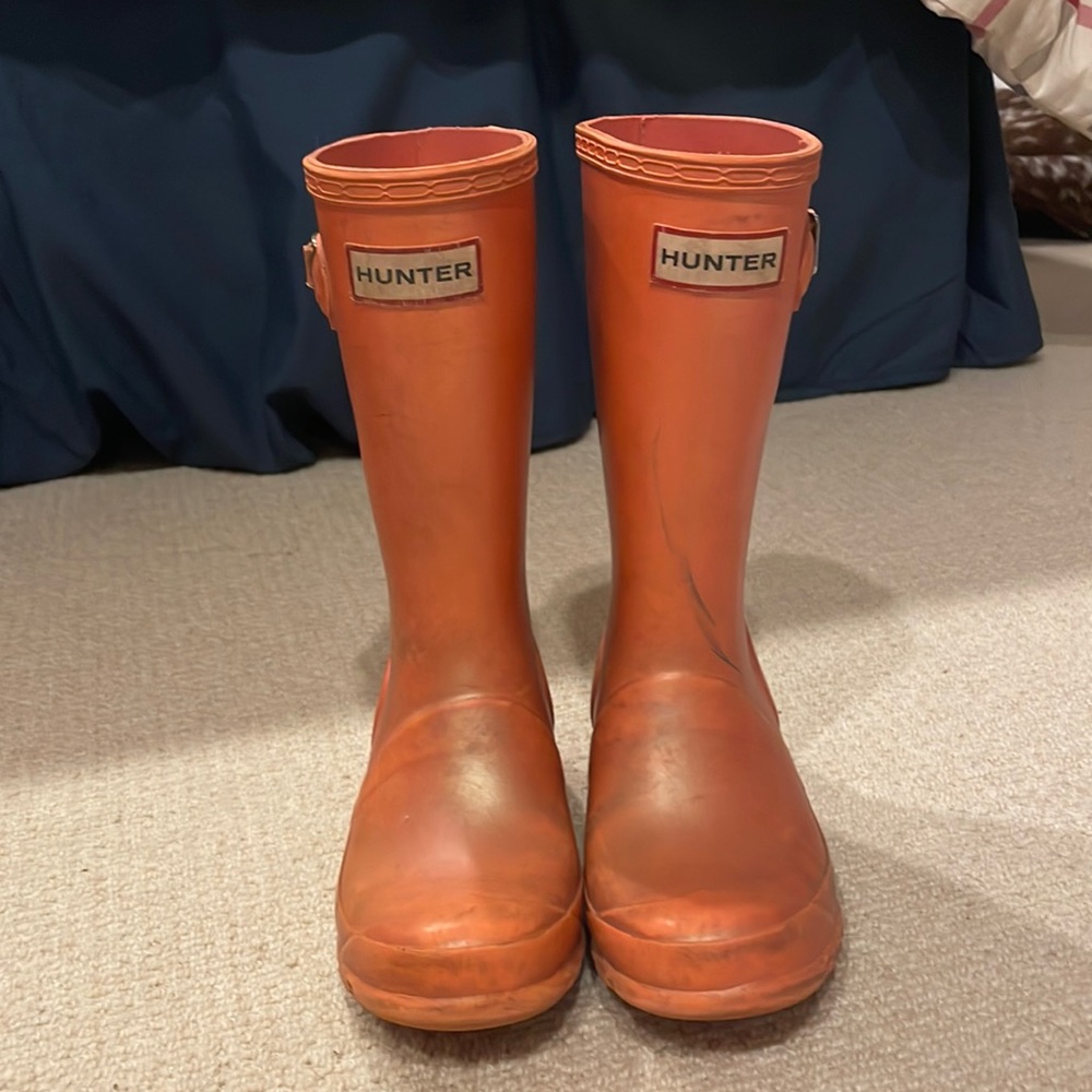 Hunter girls rain boots